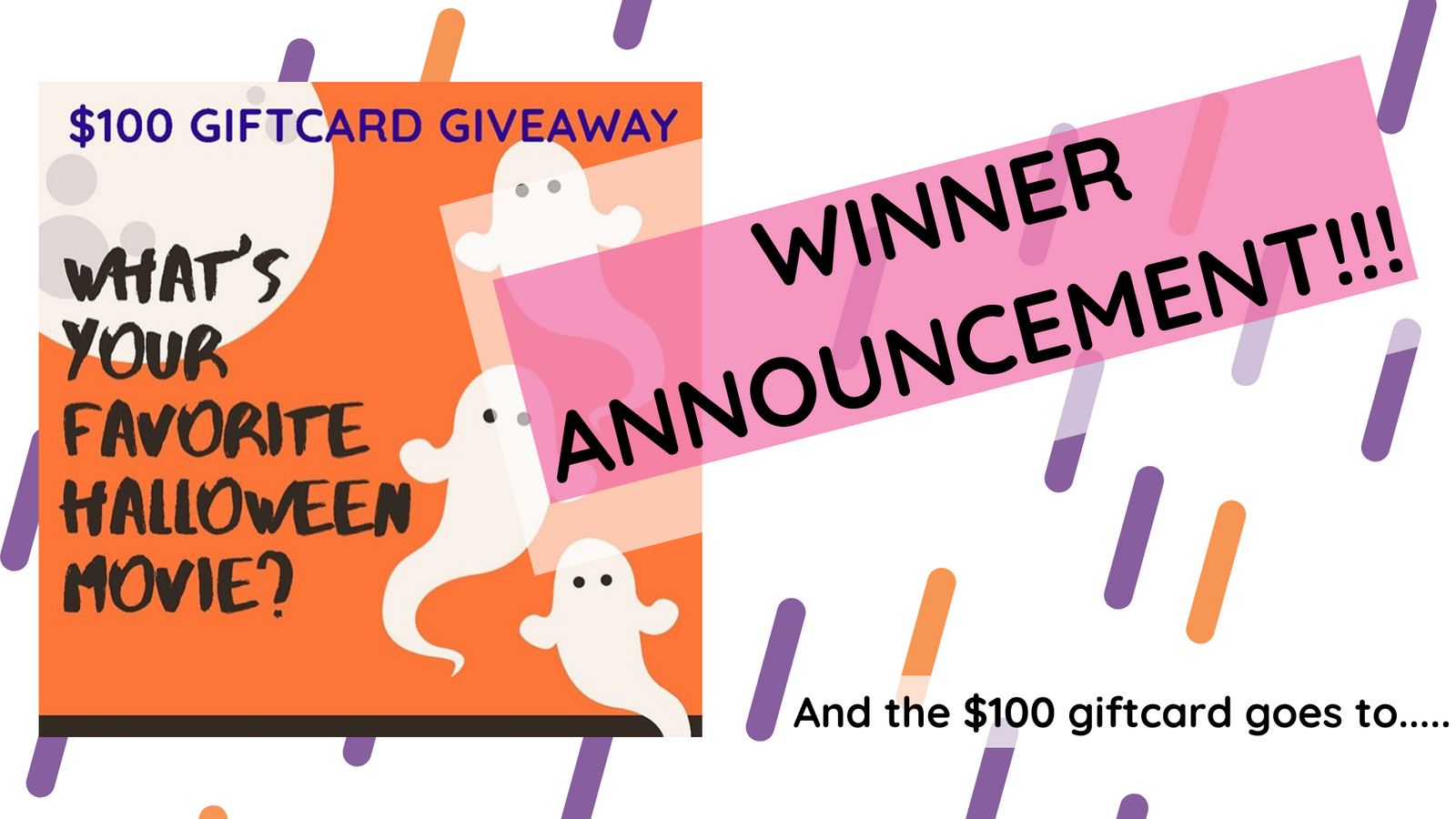 Halloween Contest Winner Announcement!