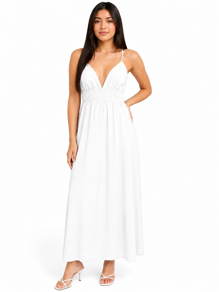 Open-Back Maxi Dress