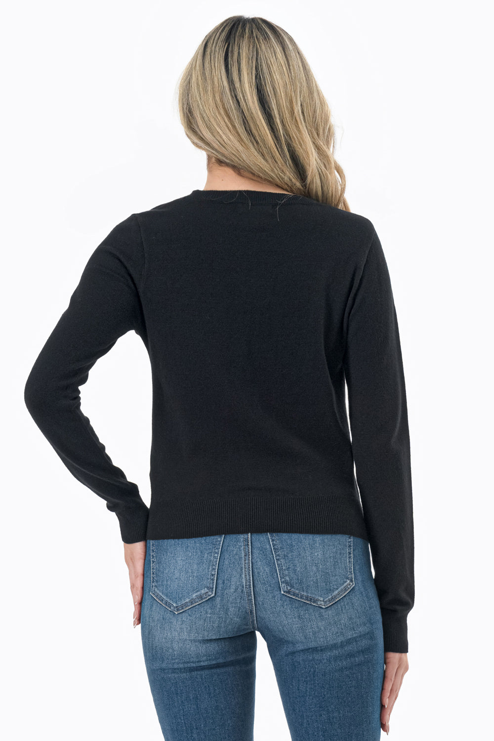 Bow Detail Long Sleeve Sweater Top